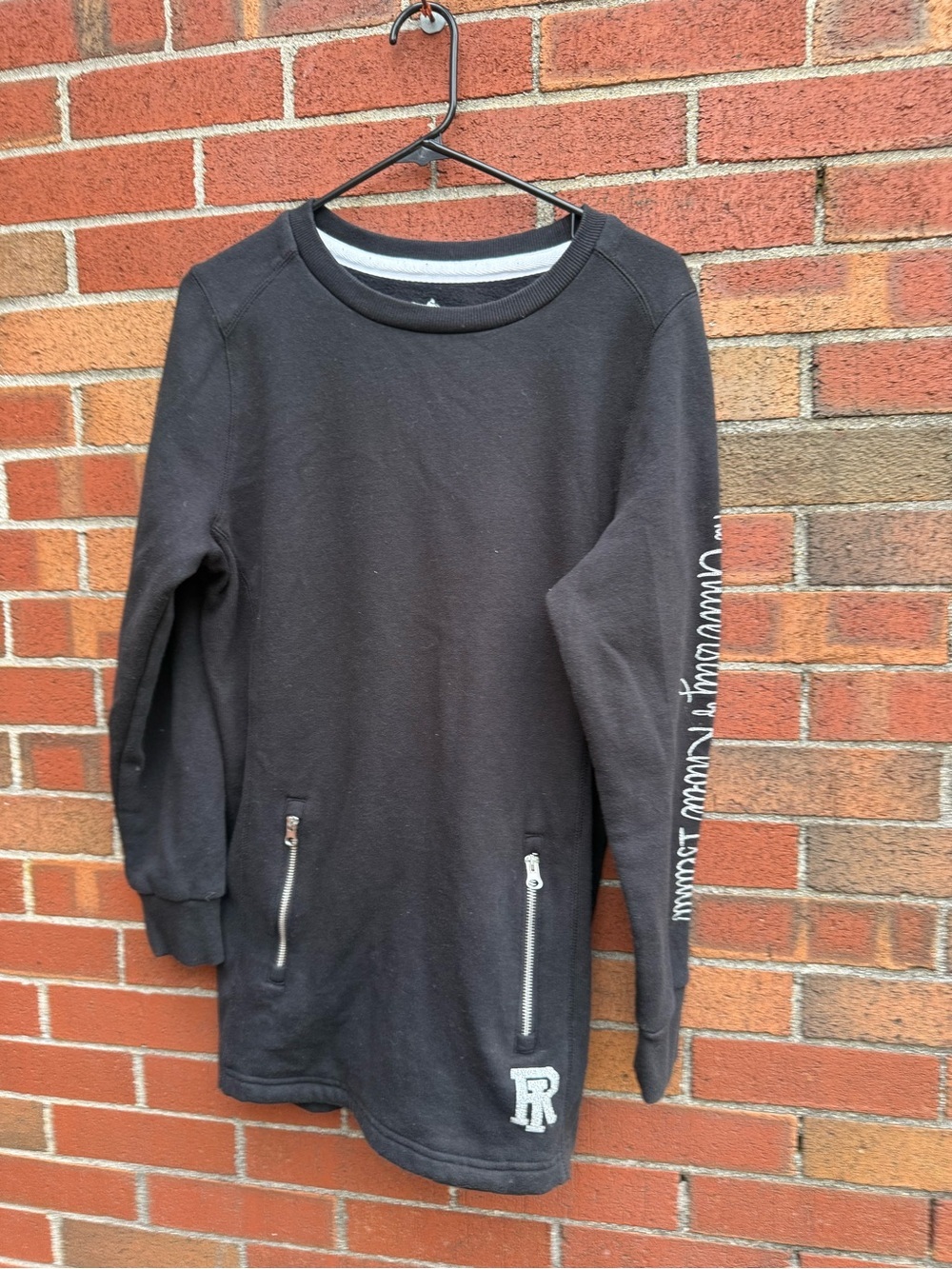 Charles River Apparel University of Rhode Island URI Black  Tunic Sweatshirt